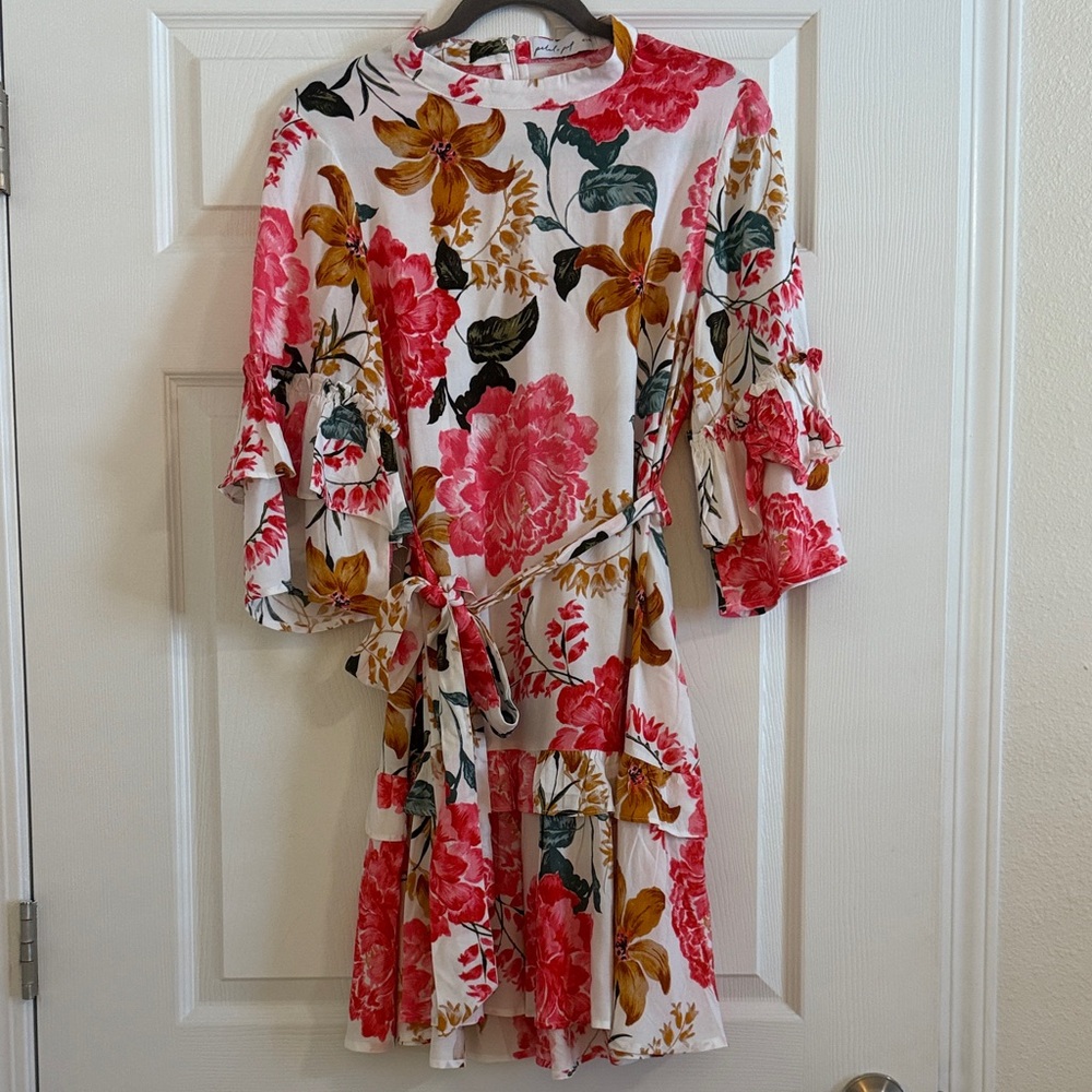 Petal & Pup Pink Floral Dress